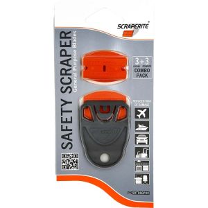 Combo pack safety scraper General Purpose Orange Scraperite SRTD6GPOC