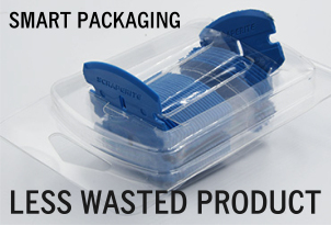 Scraperite smart packing, less wasted product